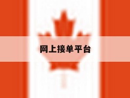 网上接单平台