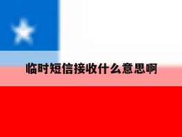临时短信接收什么意思啊