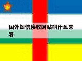 国外短信接收网站叫什么来着
