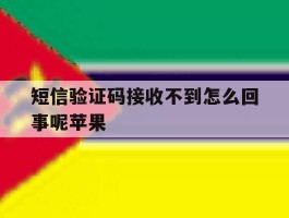 短信验证码接收不到怎么回事呢苹果