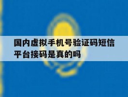 国内虚拟手机号验证码短信平台接码是真的吗的简单介绍