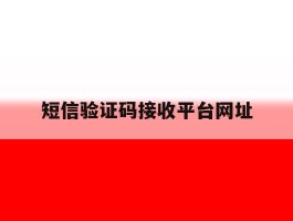 短信验证码接收平台网址