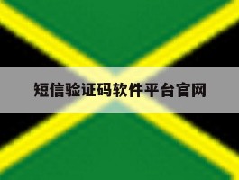 短信验证码软件平台官网