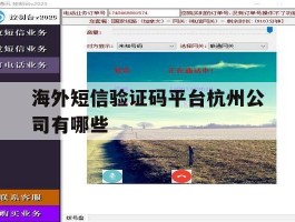 海外短信验证码平台杭州公司有哪些