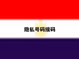 隐私号码接码