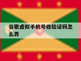 谷歌虚拟手机号收验证码怎么弄
