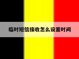 临时短信接收怎么设置时间