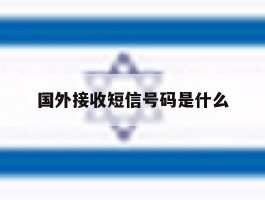 国外接收短信号码是什么
