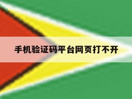 手机验证码平台网页打不开
