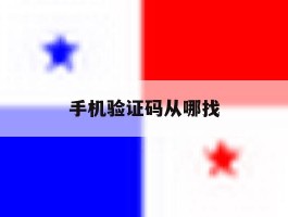 手机验证码从哪找