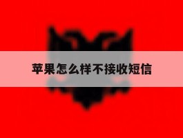 苹果怎么样不接收短信