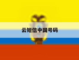 云短信中国号码