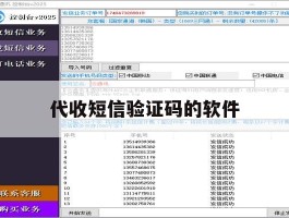 代收短信验证码的软件