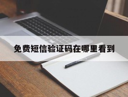 免费短信验证码在哪里看到
