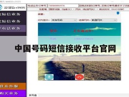 中国号码短信接收平台官网