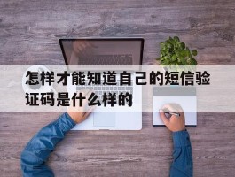 怎样才能知道自己的短信验证码是什么样的