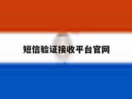 短信验证接收平台官网
