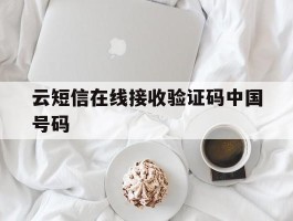 云短信在线接收验证码中国号码