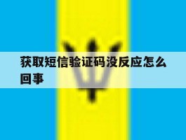 获取短信验证码没反应怎么回事