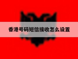 香港号码短信接收怎么设置