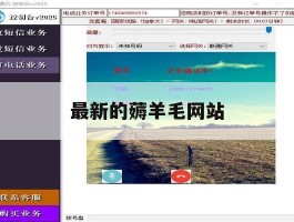 最新的薅羊毛网站