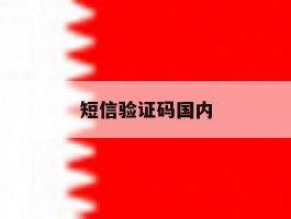 短信验证码国内