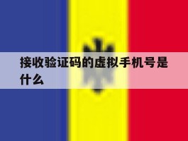接收验证码的虚拟手机号是什么