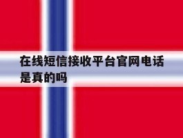 在线短信接收平台官网电话是真的吗