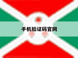 手机验证码官网