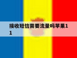 接收短信需要流量吗苹果11