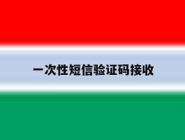 一次性短信验证码接收