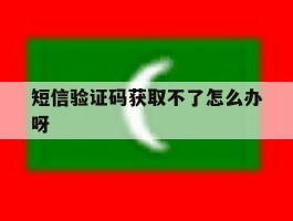 短信验证码获取不了怎么办呀