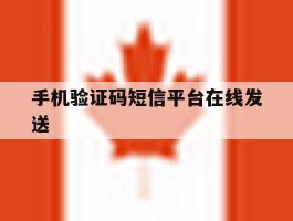 关于手机验证码短信平台在线发送的信息