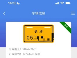 临时号码牌有效期
