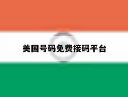 美国号码免费接码平台