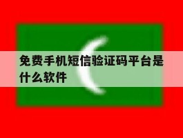 免费手机短信验证码平台是什么软件