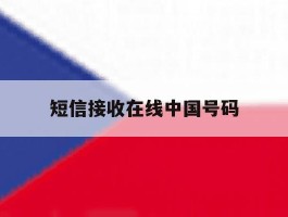 短信接收在线中国号码
