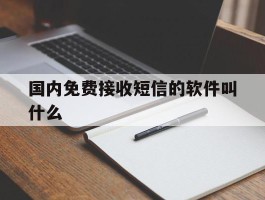 国内免费接收短信的软件叫什么