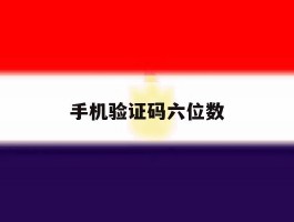 手机验证码六位数