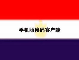 手机版接码客户端