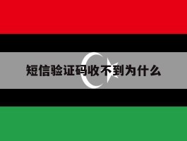 短信验证码收不到为什么