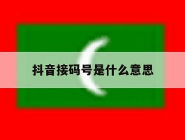 抖音接码号是什么意思