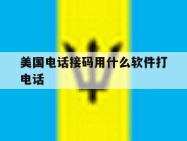 美国电话接码用什么软件打电话