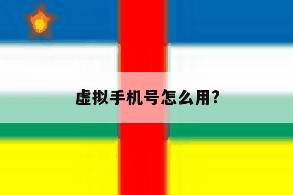 虚拟手机号怎么用? 虚拟手机号怎么用?