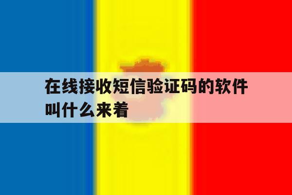 在线接收短信验证码的软件叫什么来着 在线接收短信验证码的软件叫什么来着