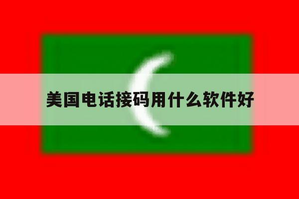美国电话接码用什么软件好 美国电话接码用什么软件好