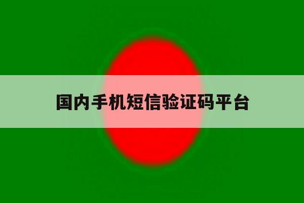 国内手机短信验证码平台 国内手机短信验证码平台