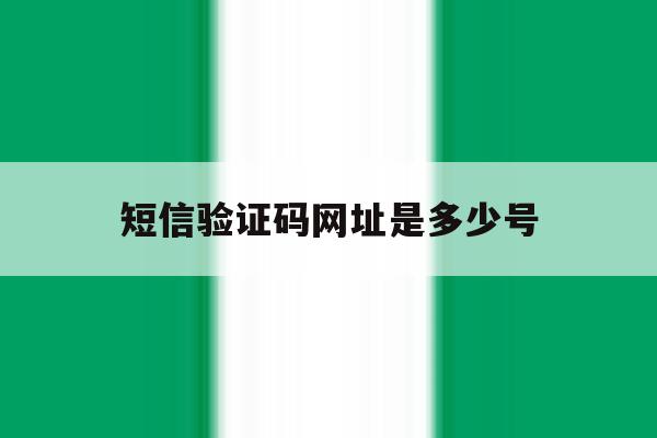 短信验证码网址是多少号 短信验证码网址是多少号
