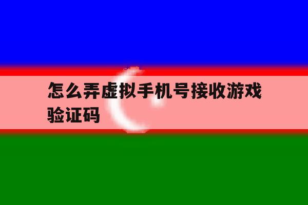 怎么弄虚拟手机号接收游戏验证码 怎么弄虚拟手机号接收游戏验证码