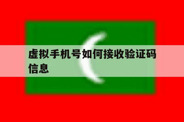 虚拟手机号如何接收验证码信息 虚拟手机号如何接收验证码信息
